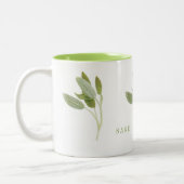 VERSE SALIE Lime Tweekleurige Mok (Links)