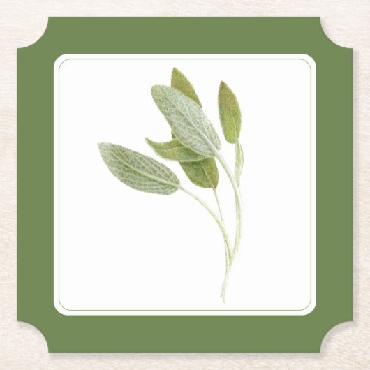 VERSE SALIE Ticket Papier Onderzetters (-text) - G (Voorkant)