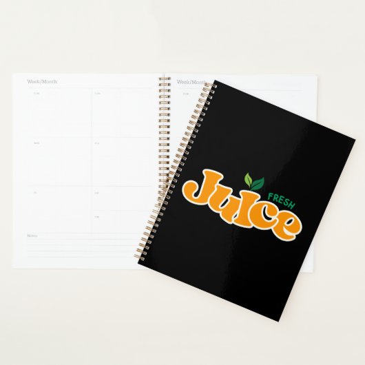 Verse Sap Typografie Illustratie Kunstwerk Planner (Display)
