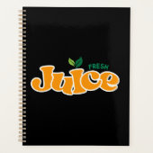 Verse Sap Typografie Illustratie Kunstwerk Planner (Voorkant)