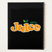 Verse Sap Typografie Illustratie Kunstwerk Planner (Achterkant)
