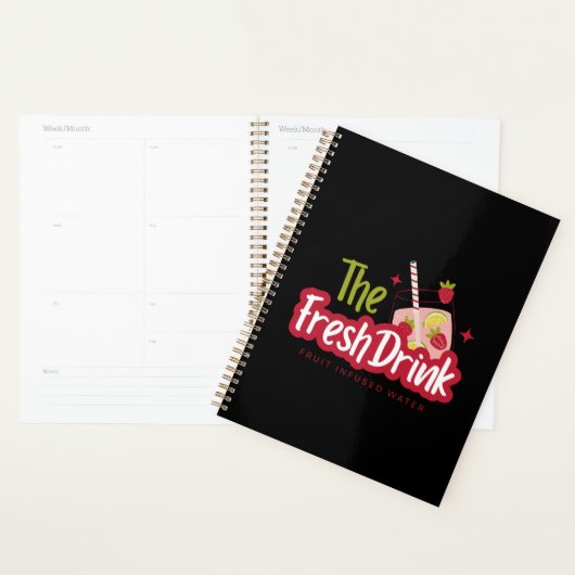 Verse Sap Typografie Illustratie Kunstwerk Planner (Display)