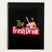 Verse Sap Typografie Illustratie Kunstwerk Planner (Voorkant)
