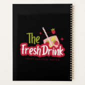 Verse Sap Typografie Illustratie Kunstwerk Planner (Achterkant)