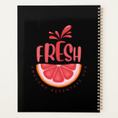 Verse Sap Typografie Illustratie Kunstwerk Planner (Achterkant)