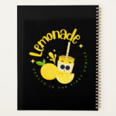 Verse Sap Typografie Illustratie Kunstwerk Planner (Achterkant)