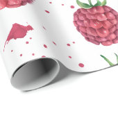 verse sappige frambozen cadeaupapier (Rol Hoek)