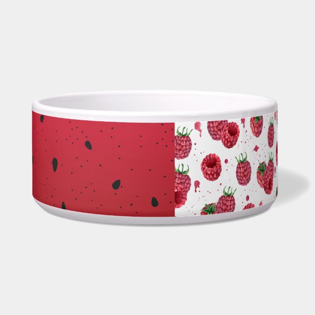 verse sappige frambozen voerbakje (Links)