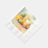 Verse sappige vruchten servet (Hoek)
