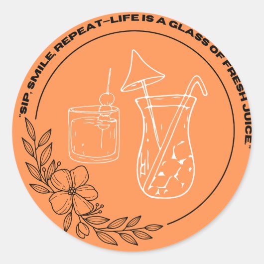 "Verse sapslokjes" Stickers (Voorkant)