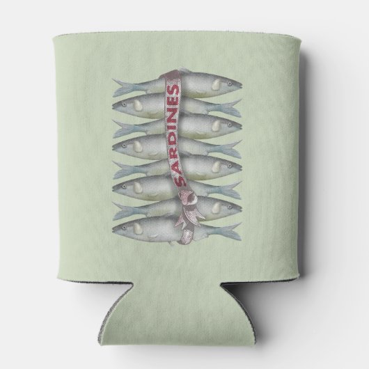 Verse sardines blikjeskoeler (Achterkant)