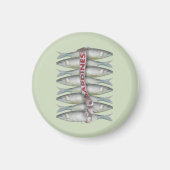 Verse sardines magneet (Voorkant)