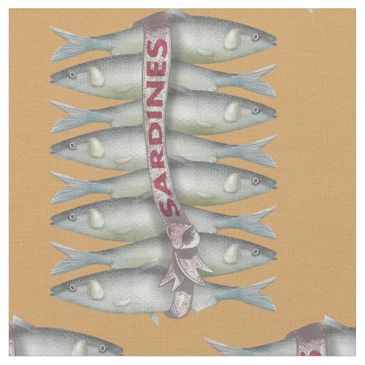 Verse sardines stof (Close Up)