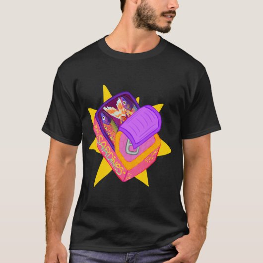 Verse sardines t-shirt (Voorkant)