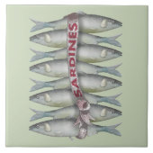 Verse sardines tegeltje (Voorkant)