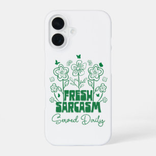 Verse Sarkasme Dagelijks Opgewekt Mooie Bloemen Vl iPhone 16 Hoesje