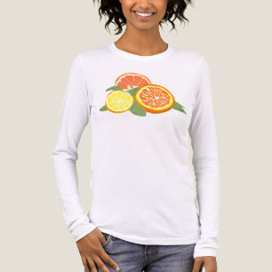 Verse schijfjes citrus sinaasappel citroen Tri-Blend shirt