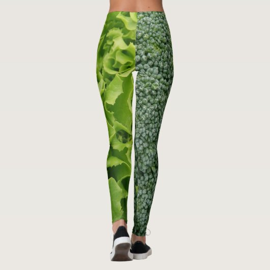 Verse sla en broccoli leggings (Achterkant)