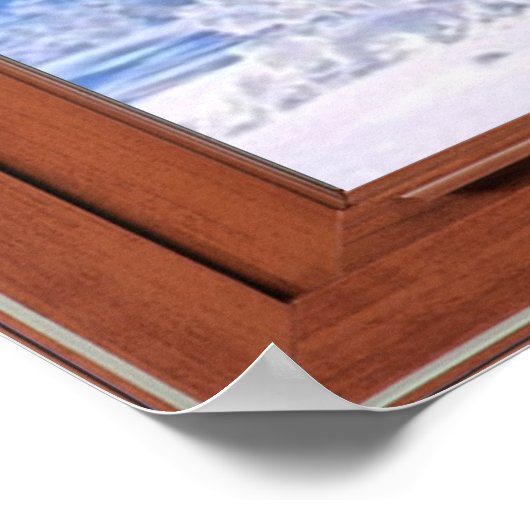 Verse sneeuw-Hoesje Fake-vensterverlichting Poster (Hoek)