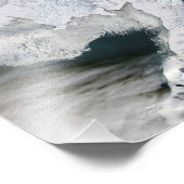 Verse sneeuw in Bristol Bay Foto Afdruk (Hoek)