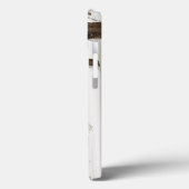 Verse sneeuw op rode schuur Case-Mate iPhone case (Achterkant / Links)