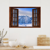 Verse sneeuwrefruten Herfst Poster (Keuken)