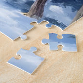 Verse Sneeuwval | Waterverf Natuur Winterweg Legpuzzel (Zijkant)