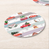 Verse snijmachines ronde kartonnen onderzetter (Gebogen)