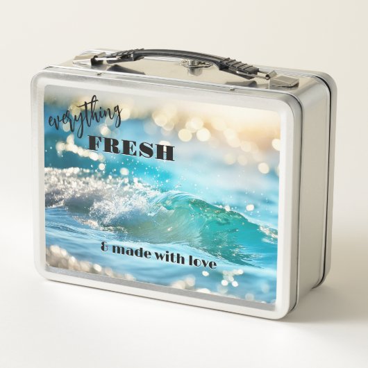 Verse sprankelende strandgolf (Achterkant)