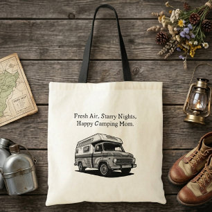Verse Sterrennachten Gelukkig Kamperen Moeder Buit Tote Bag