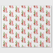 Verse Strawberry Drink Wrapping Paper Cadeaupapier (Vlak)