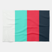 Verse Strepen: Hedendaagse Multi-Tone Handdoek (Horizontaal)