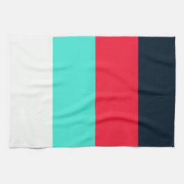 Verse Strepen: Hedendaagse Multi-Tone Handdoek