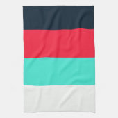 Verse Strepen: Hedendaagse Multi-Tone Handdoek (Verticaal)