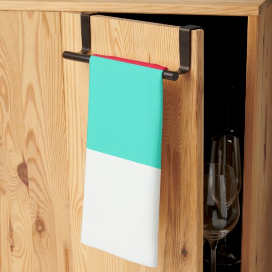 Verse Strepen: Hedendaagse Multi-Tone Handdoek (Derde Gevouwen)