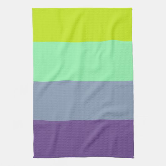 Verse Strepen: Hedendaagse Multi-Tone Handdoek (Verticaal)