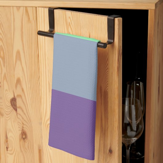 Verse Strepen: Hedendaagse Multi-Tone Handdoek (Derde Gevouwen)