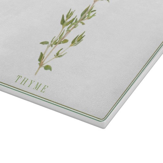 VERSE TIJM 11x8 Glas Snijplank (Hoek)