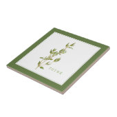 VERSE TIJM 4.25x4.25 Keramische Tegel (+tekst) Gro Tegeltje (Zijkant)