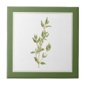 VERSE TIJM 4.25x4.25 Keramische Tegel (-tekst) Gro Tegeltje (Voorkant)