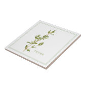 VERSE TIJM 4.25x4.25 Keramische Tegel (+tekst) Tegeltje (Zijkant)