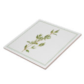 VERSE TIJM 6x6 keramische Tegel (-tekst) Tegeltje (Zijkant)