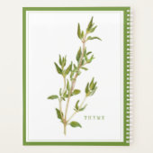 VERSE TIJM 8.5x11 Planner / Groen (Achterkant)