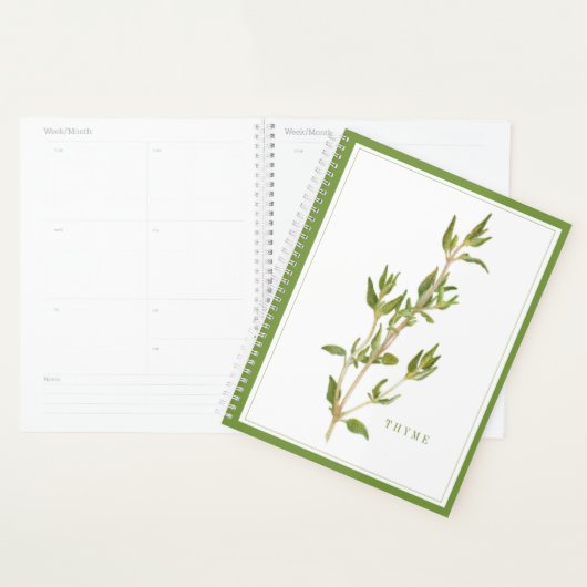 VERSE TIJM 8.5x11 Planner / Groen (Display)