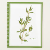 VERSE TIJM 8.5x11 Planner / Groen (Voorkant)