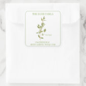 VERSE TIJM Grote Vierkante Adresenvelop Afdichting Sticker (Tas)