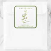 VERSE TIJM Grote vierkante envelop afdichtingen -  Sticker (Tas)