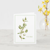 VERSE TJEMIJN KAAARTJE KAART (Gele Bloem)