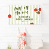 Verse Tomaat Bruiloft Bridal Shower Spandoek (Insitu)