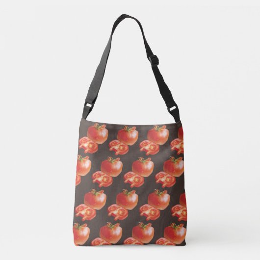 verse tomaat crossbody tas (Achterkant)